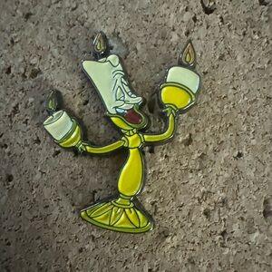 Disney Beauty And The Beast Lumiere Brooch/Pin